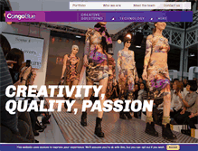 Tablet Screenshot of congobluedesign.co.uk